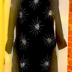 Nasty Gal velvet Sequined and beaded kimono - never worn. Has tags on. No damage